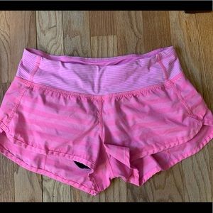 Lululemon pink shorts size 2